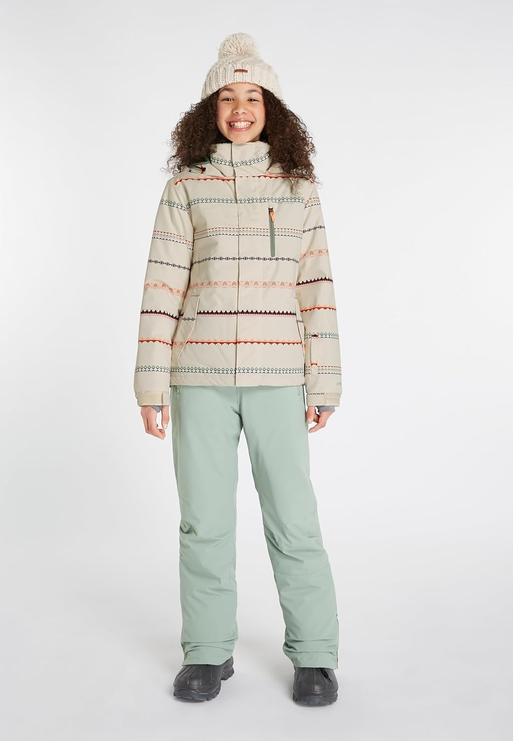 Protest Girls Ski- Und Snowboardjacke PRTMARCEK JR 116 Canvasoffwhite, 116 Canvasoffwhite