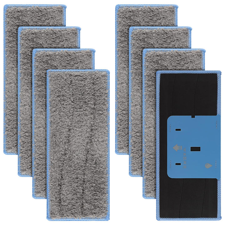 Sgizoku Waschbare Wischtücher für iRobot Braava M6 Serie,8 Wiederverwendbare Mop-Pads für iRobot Bra