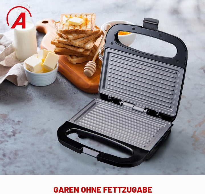 ARDES - AR1S12 FFIZIOSO Kompakter Toaster mit Antihaftplatten - Elektroplatte für Brötchen, Toast, F