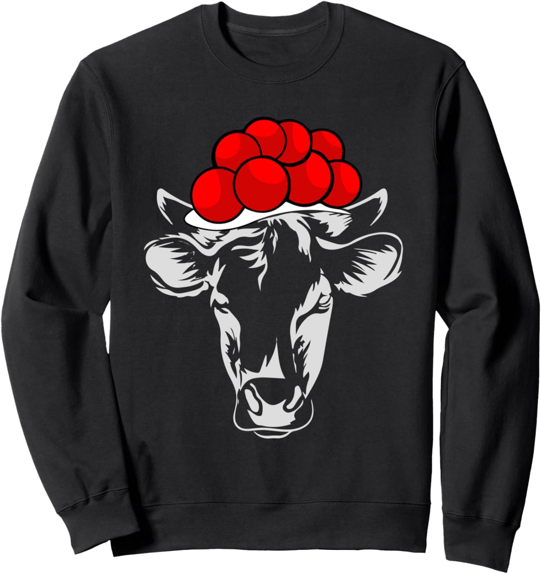 Bollenhut Kuh Heimat Schwarzwald Black Forest Rind Sweatshirt
