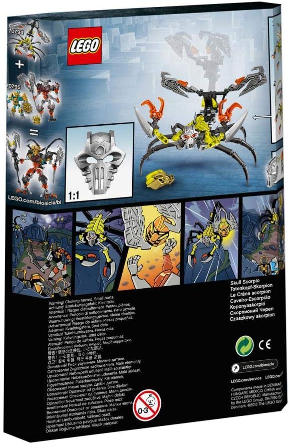 LEGO Bionicle 70794 - Totenkopf-Skorpion, Skorpion-Actionfigur