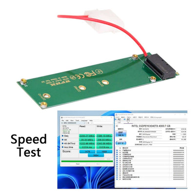 ChenYang CY EDSFF 1U Short SSD E1.S Ruler GEN-Z auf M.2 NVMe NGFF M-Key 4X Host Carrier Adapter mit