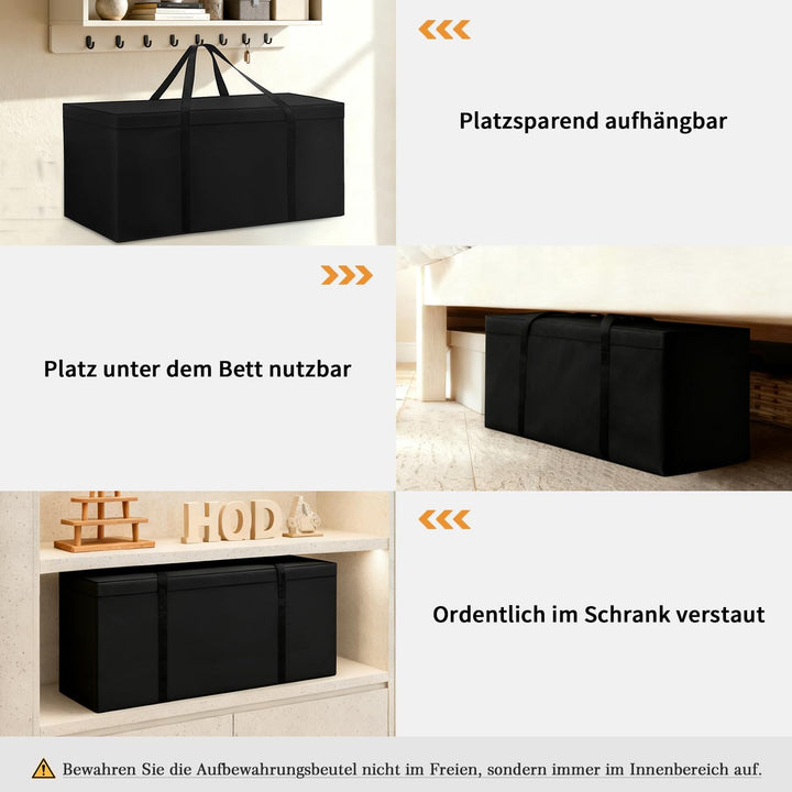 Dokon Aufbewahrungstasche Gartenauflagen Wasserdicht Weihnachtsbaum Aufbewahrung Robustes Oxford-Gew