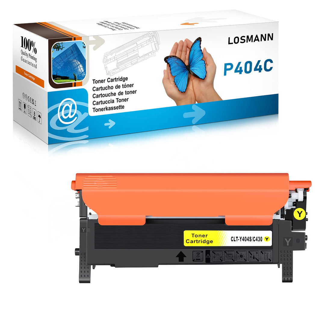 LOSMANN Toner Kompatibel für Samsung P404 CLT-P404C 404S CLT-K404S CLT-C404S CLT-M404S CLT-Y404S für