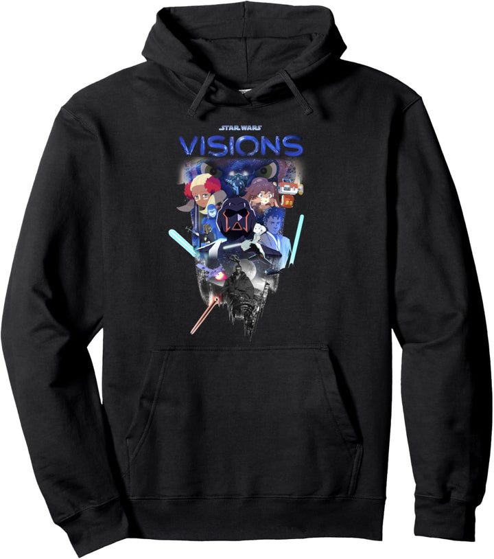 Star Wars Visions Group Shot Logo V-2 Pullover Hoodie