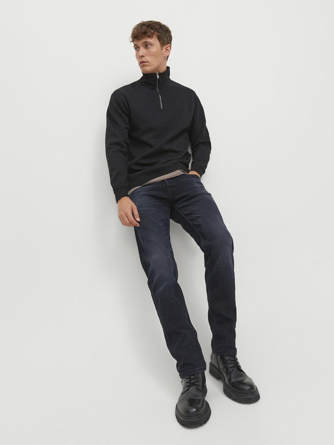 JACK & JONES Herren Jeans 30W / 32L Black Denim, 30W / 32L Black Denim
