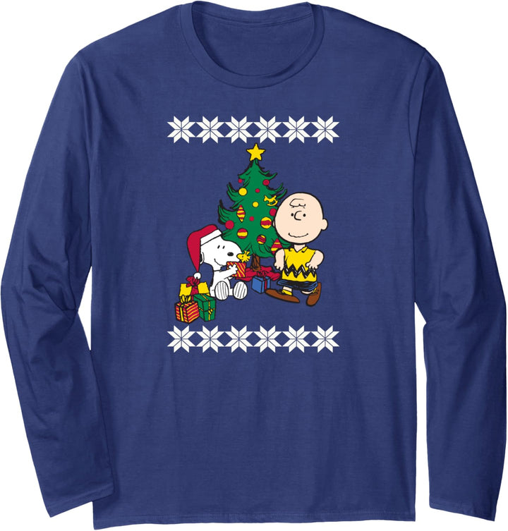 Peanuts Snoopy Urlaub Tie Geschenke Langarmshirt