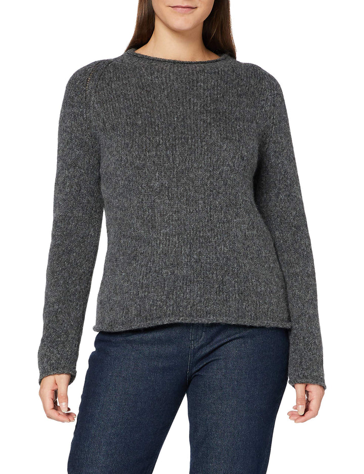 BOSS Damen C_faycles Pullover L Medium Grey30, L Medium Grey30