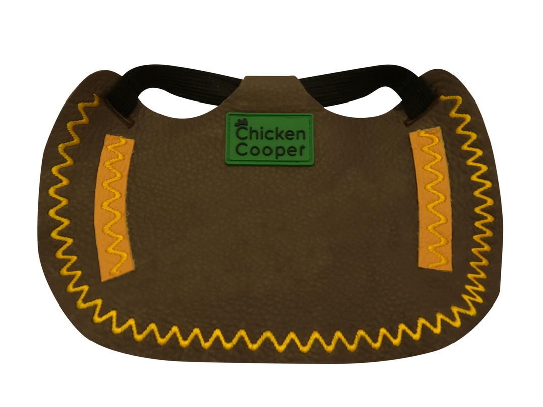 Chicken Cooper Hühnersattel, Hühnerweste, Federschutz, Geflügel Rückenschutz, Echtleder Handgemacht