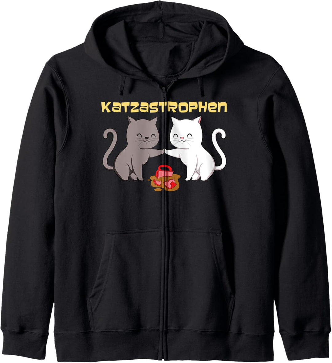Katzastrophen Katzen Katastrophe Kapuzenjacke