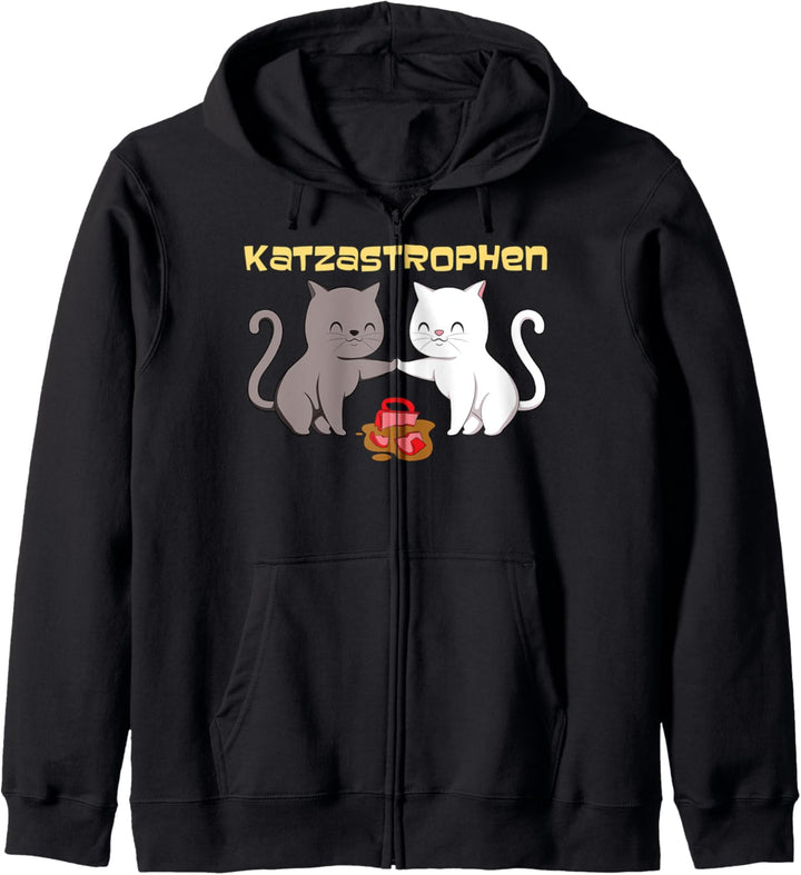 Katzastrophen Katzen Katastrophe Kapuzenjacke