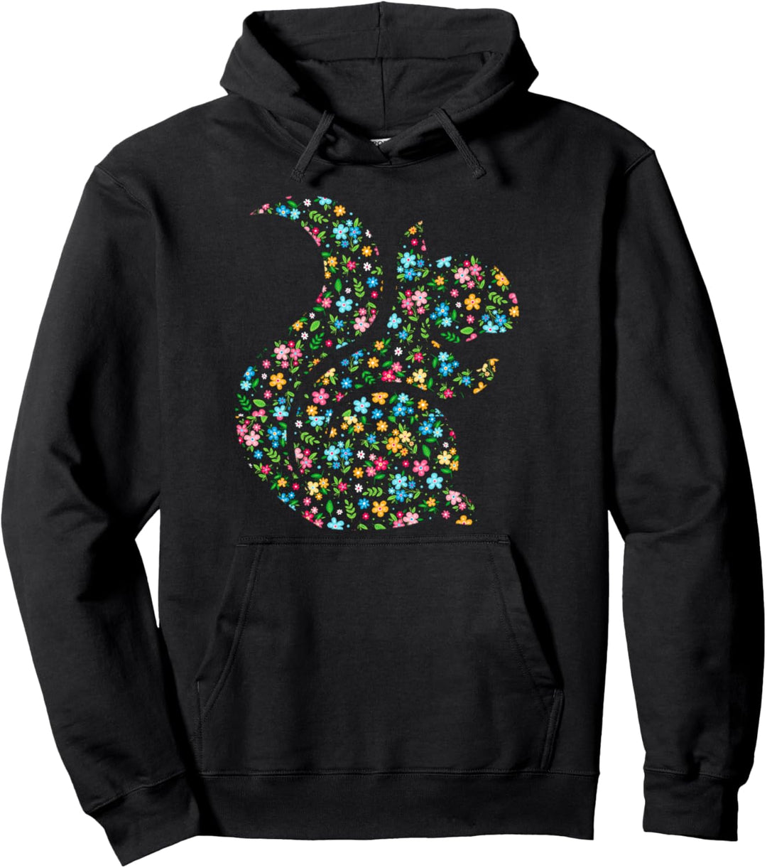 Wald Tier Geschenk Vintage Eichhörnchen Pullover Hoodie