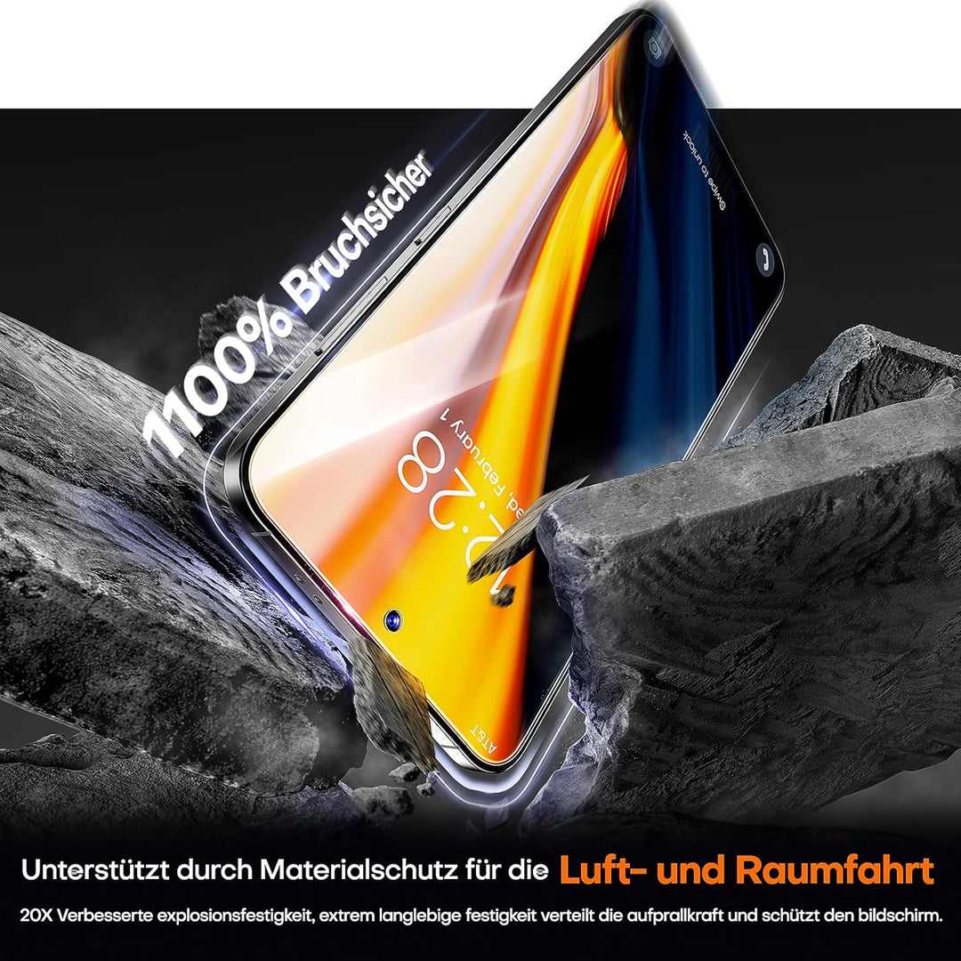 LϟK für Samsung Galaxy S24 für Panzerglas, 2 Stück HD-Hartglasfolie + 2 Stück Kameraschutz, [Auto-In