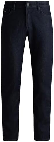 BOSS Herren H-Re.Maine Blaue Maine Regular-Fit Jeans aus bequemem Stretch-Denim 30W / 32L Dark Blue4