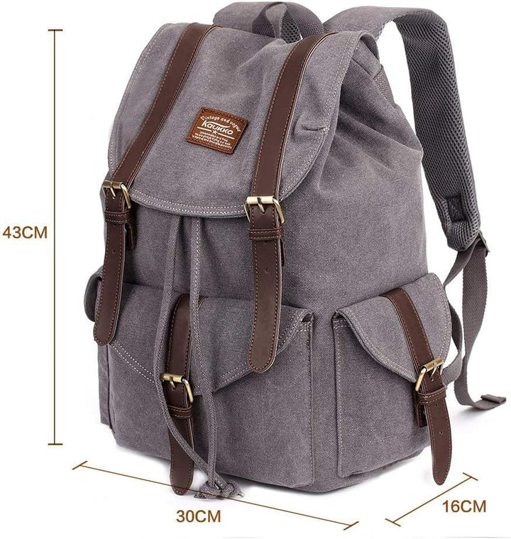 KAUKKO Herren Damen Schulrucksack Wanderrucksack Reisetasche Laptoprucksack Outdoor Sports Freizeit