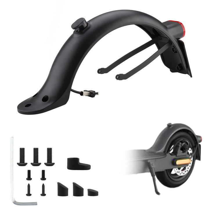 E Scooter Schutzblech Hinten,Elektroroller Hinterer Kotflügel Electric Scooter Kompatibel für Xiaomi