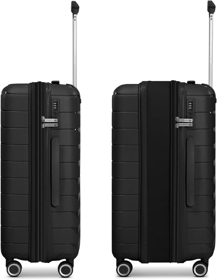 Franky Koffer-Set 3-teilig für Damen und Herren | Reise-Trolleys 49 x 28 x 74 cm aus hochwertigem, l