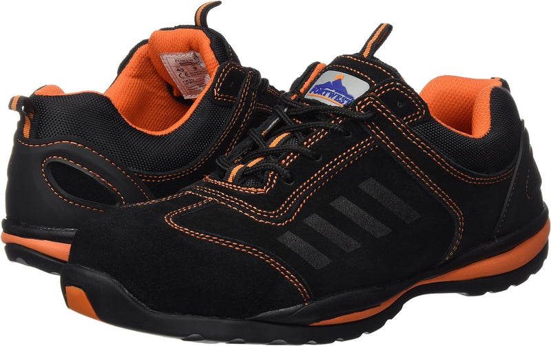 Portwest Steelite Lusum Sicherheits-Trainer S1P HRO, Grösse: 43, Farbe: Orange, FW34ORR43 43 EU Oran