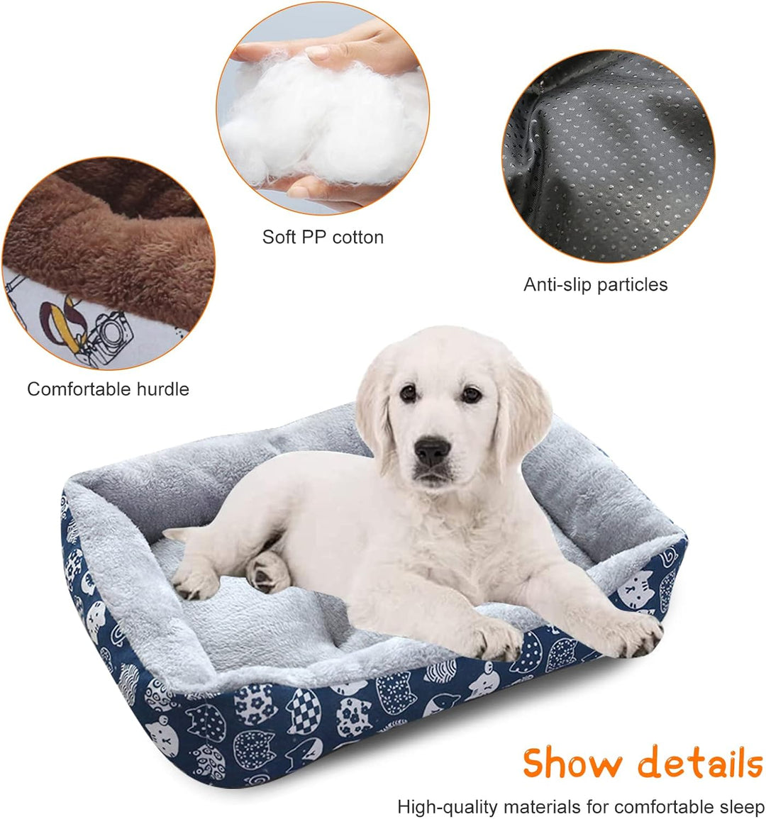 PETCUTE Haustierbett Hundesofa,Waschmaschinenfest Orthopädisches Hundebett für Kleine Hunde,Rutschfe