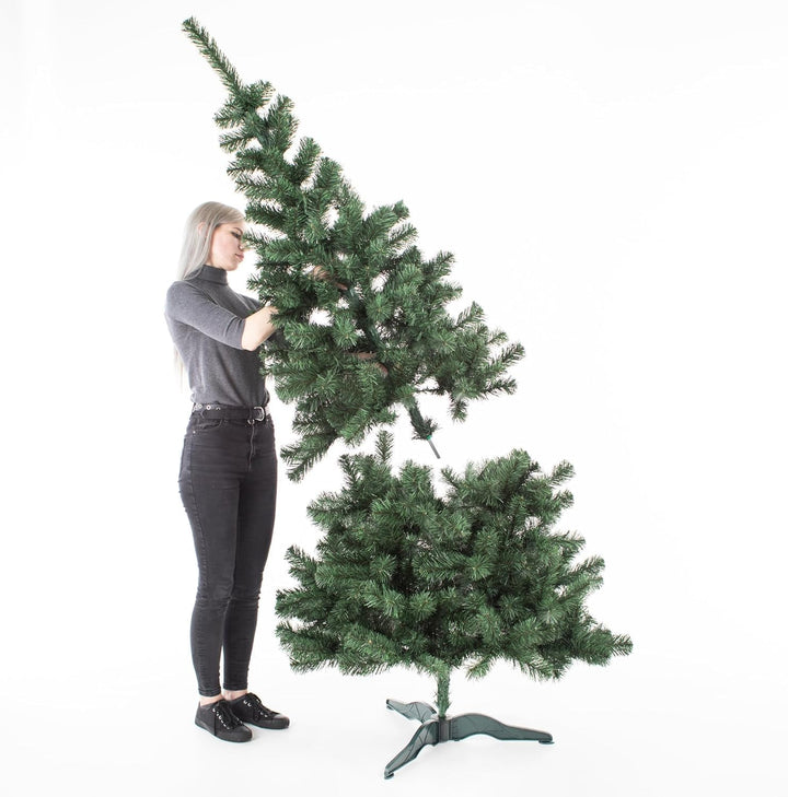 Künstlicher Weihnachtsbaum 150 cm Grün Tannenbaum Christbaum Tanne Unecht Weihnachtsdeko DecoKing Le