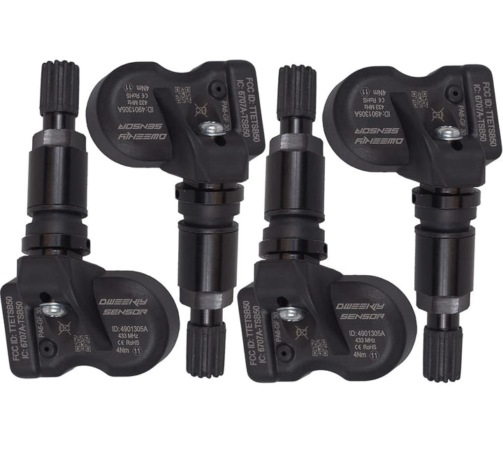 4 x RDKS/TPMS Sensoren – Reifendruckkontrollsystem passen für Ford C-Max II - Typ [DXA/CB7, DXA/CEU]