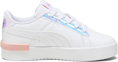 PUMA Mädchen Jada Crystal Wings Ps Sneaker 21 EU Puma White Peach Smoothie Puma Black, 21 EU Puma Wh