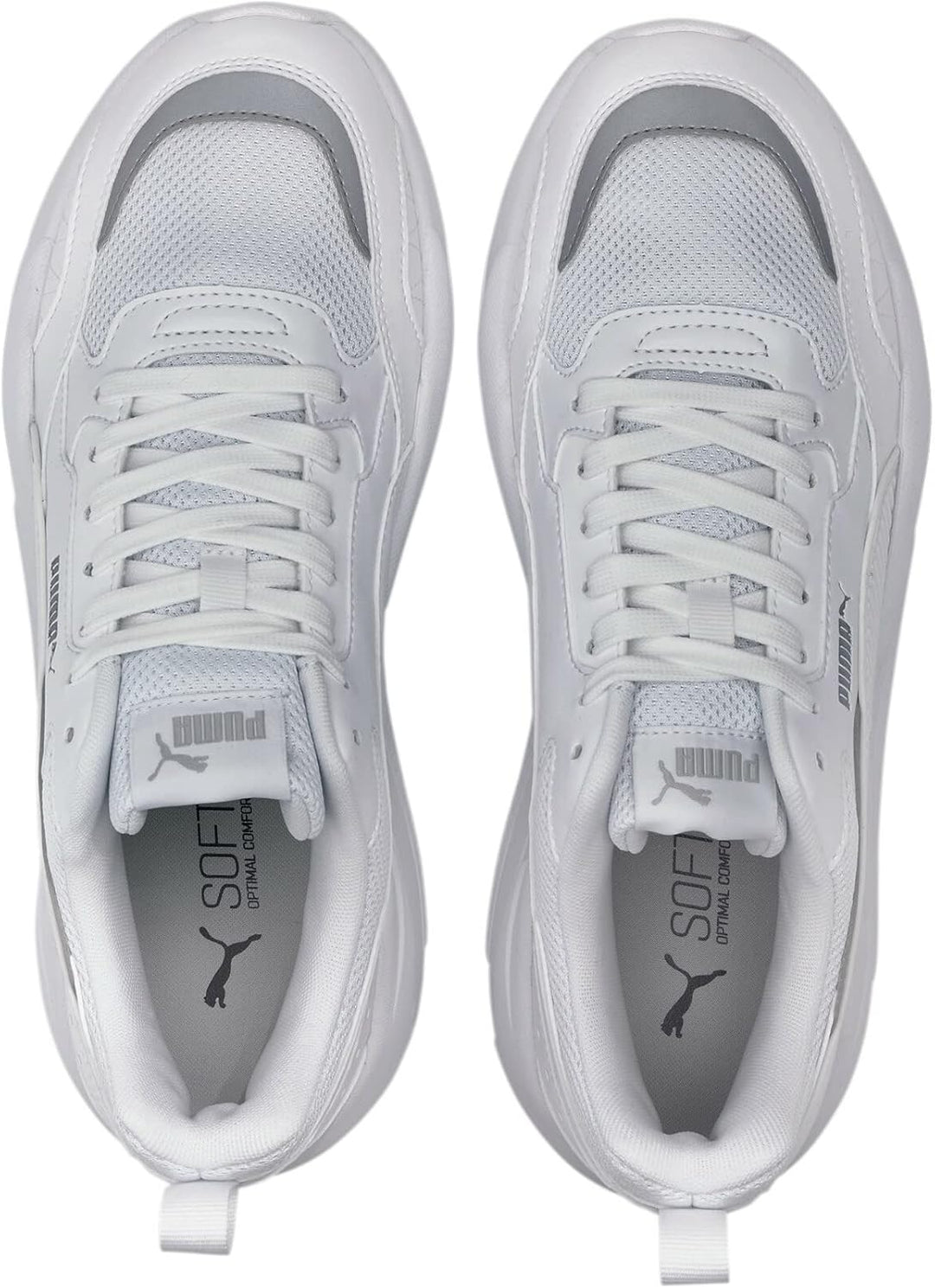 PUMA Unisex X-RAY 2 Square Sneaker, 37 EU Puma White Puma White Gray Violet