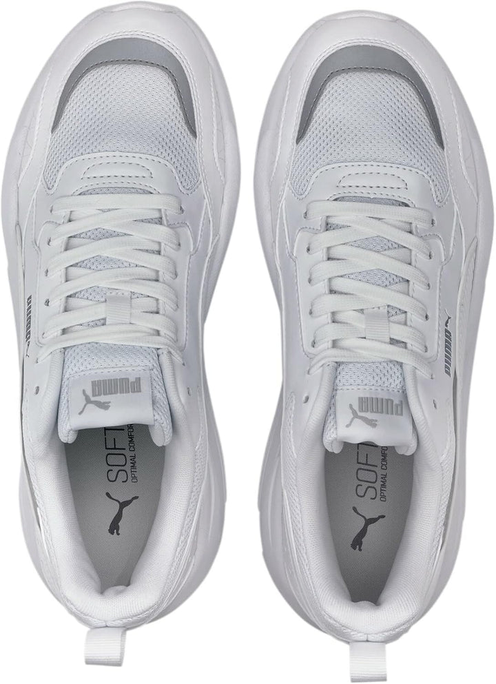 PUMA Unisex X-RAY 2 Square Sneaker, 37 EU Puma White Puma White Gray Violet