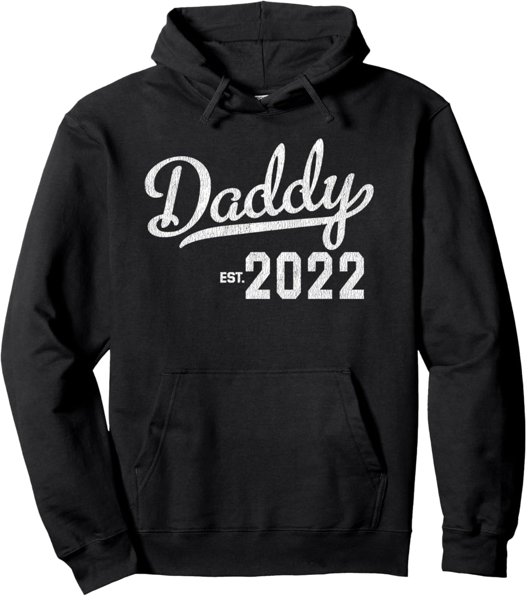 First Time Dad 2022 Daddy To Be New Dad Pullover Hoodie