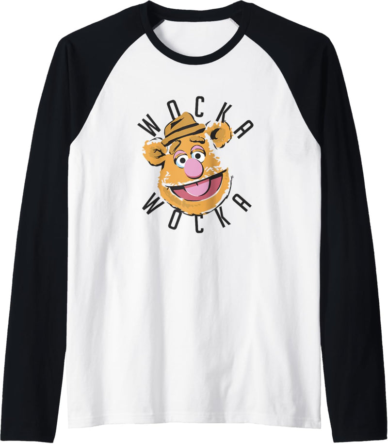 Disney Die Muppets Fozzie Bear Wocka Wocka Big Face Raglan