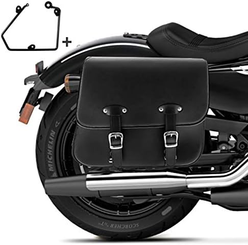Craftride Satteltasche mit Halter für Chopper/Custombikes 95-15 rechts Laredo 20l