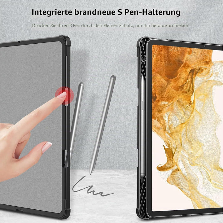 Fintie Hülle für Samsung Galaxy Tab S8 Plus 2022/S7 FE 2021/S7 Plus 2020 12.4 Zoll, Multi-Winkel Bet