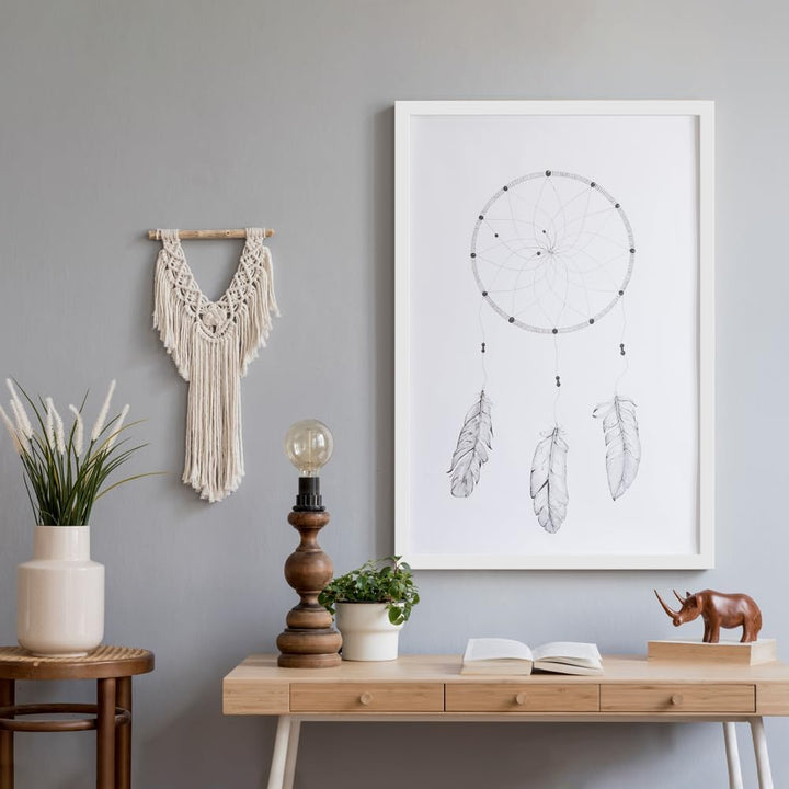 WANDStyle Bilderrahmen Modern 30x60cm I Farbe: Weiss I Fotorahmen I klassischer weisser Bilderrahmen