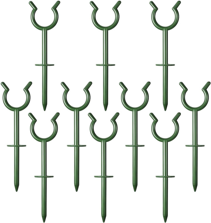 Schlauchführung – 19 x 3,8 cm Schlauchspiess für Rasen und Garten, robuster Pflanzenschutz, Bewässer