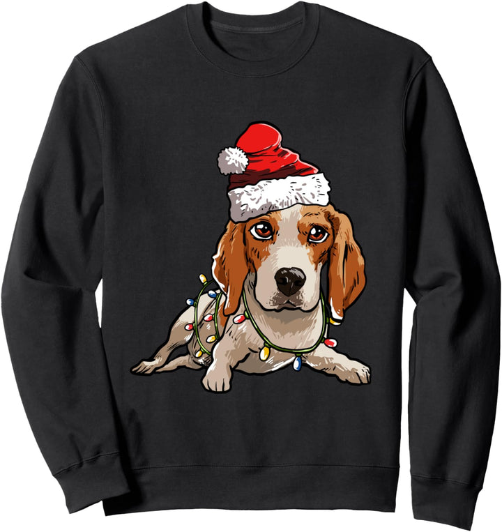 Beagle Weihnachten Geschenk X-Mas Hunde Kostüm Sweatshirt