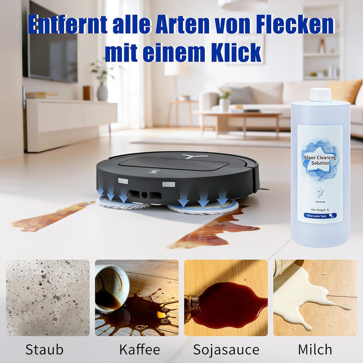 Reinigungsmittel für ECOVACS DEEBOT X11 Omni / X9 / X8 PRO OMNI /T80 OMNI /T50 OMNI /N30 OMNI Saugro