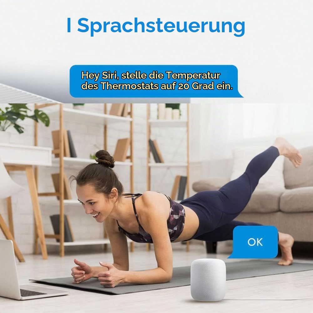 [Upgrade] Meross Smart Heizkörperthermostat inklusive Hub, kompatibel mit HomeKit, WLAN Heizungsther