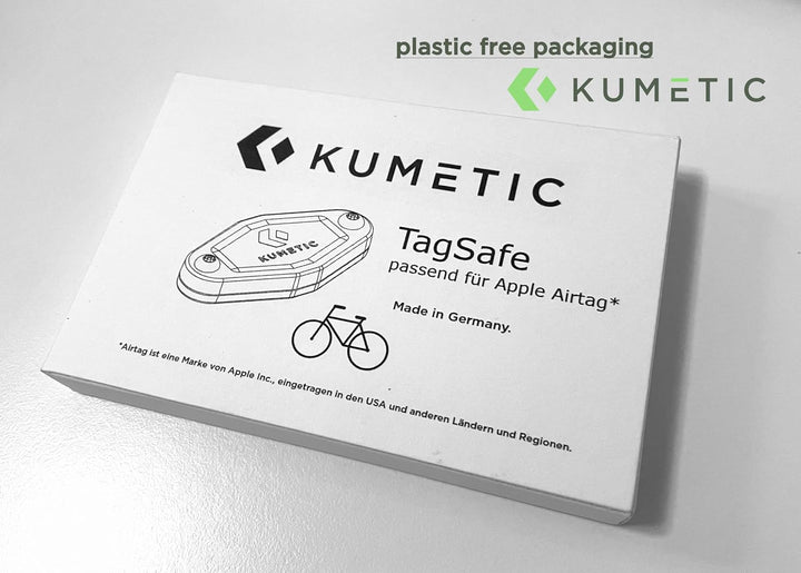 Kumetic TagSafe Gen2 - Gehäuse passend für den Apple Airtag - Halterung zum anschrauben oder kleben.
