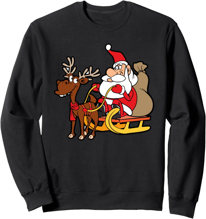 Weihnachtsoutfit Ho Ho Weihnachtsmann Rudolph Santa Rentier Sweatshirt
