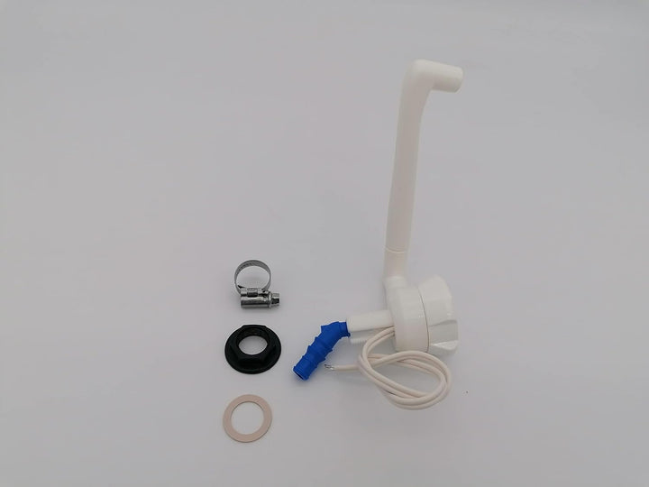 CR-MOESANCO® Set für Lababo Wohnwagen mit Schalter und Schlauchschelle aus Edelstahl, für Wohnmobile