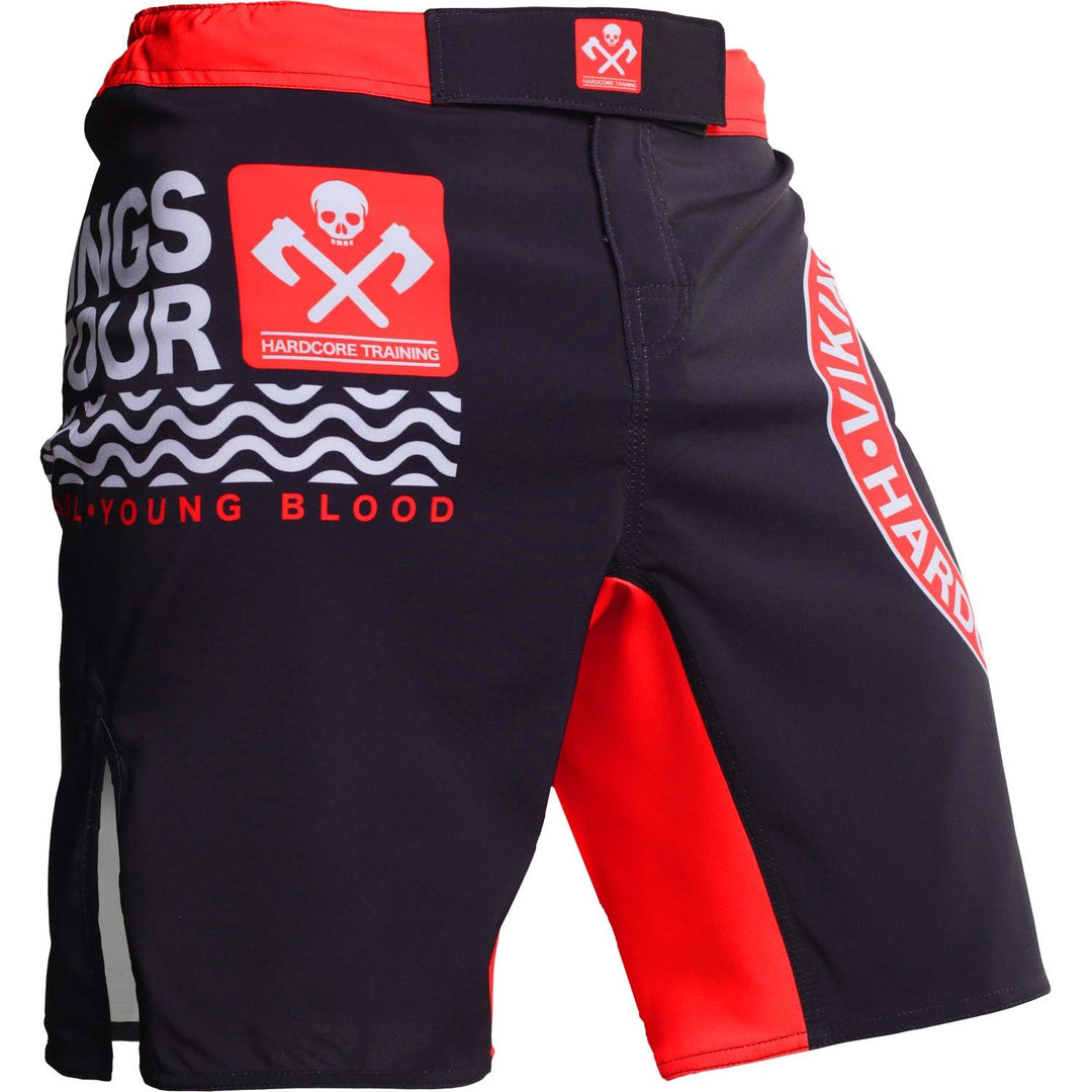 Hardcore Training Fight Shorts Kurze Hose Herren MMA BJJ Grappling Fitness Boxen Muay Thai No Gi XS