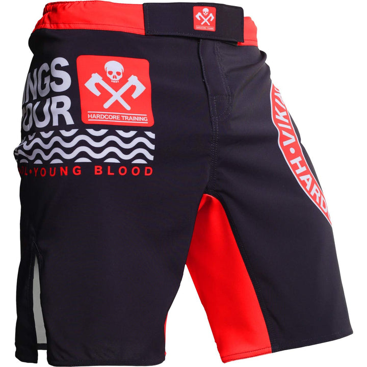 Hardcore Training Fight Shorts Kurze Hose Herren MMA BJJ Grappling Fitness Boxen Muay Thai No Gi XS