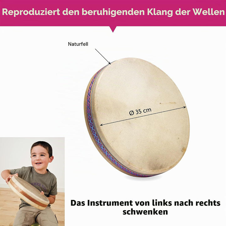 FUZEAU 9339 OCEAN DRUM 35 cm farblich sortiert