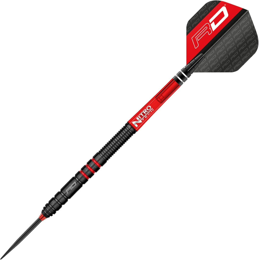 RED DRAGON Milano RS 21g, 22g, 23g, 24g oder 26g Tungsten Darts mit Flights und Schäfte 23.0 Gramm,
