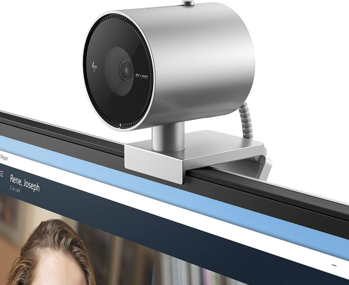 HP 950 4K Pro Streaming Webcam (USB 3.2 Gen 1 (3.1 Gen 1), KI-Face-Framing-Technologie, 1080p/4K Auf