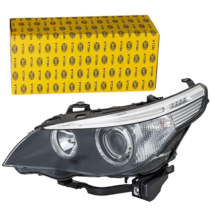 HELLA 1EL 163 073-011 Bi-Xenon/Halogen-Hauptscheinwerfer - links - für u.a. BMW 5 (E60) Links mit Ku