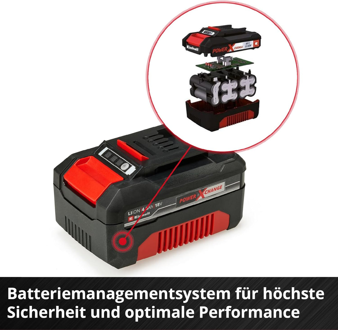 Einhell Akku PXC-Twinpack 4,0 Ah Power X-Change Volks.Akku (Li-Ion, 18 V, 2x 4,0 Ah, für alle PXC-Ge