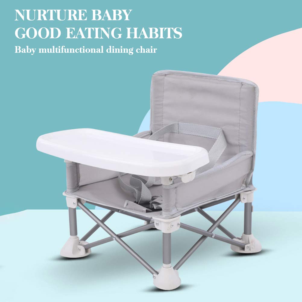 Sitzerhöhung mit Tablett für Baby, tragbarer Klappstuhl Esszimmerstuhl Aktivitätsstuhl, zum Essen, C