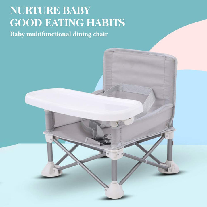 Sitzerhöhung mit Tablett für Baby, tragbarer Klappstuhl Esszimmerstuhl Aktivitätsstuhl, zum Essen, C