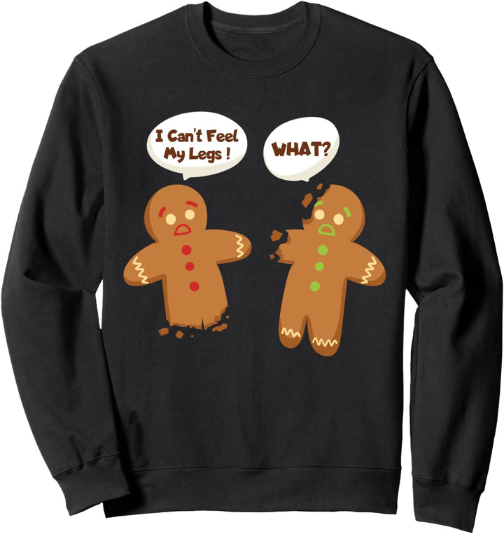 Funny Gingerbread Christmas Cookie Baking Holiday Costume Sweatshirt